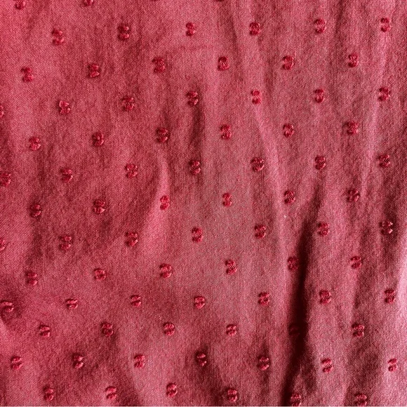 Old Navy Women’s Puff-Sleeve Clip-Dot Mini Swing Dress Sz Med "A Little Rusty" - Picture 7 of 10